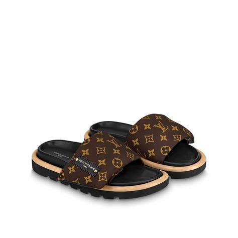 lv suite flat mule price|louis vuitton mules and slides.